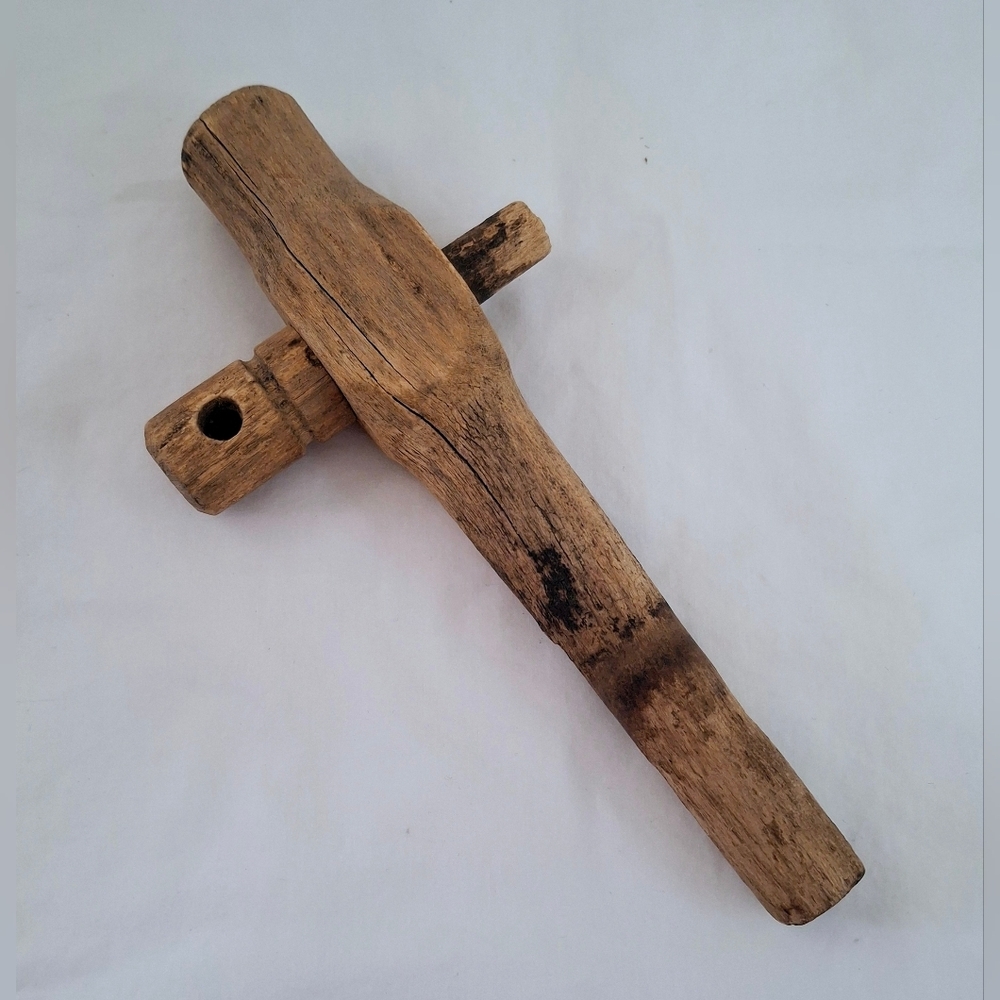 18th Century Wooden Barrel Tap Spigot Farmhouse